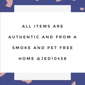 Pet and smoke free home.  All authentic items